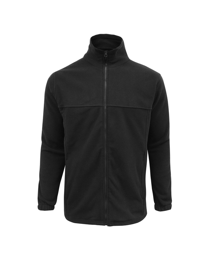 Mens Plain Micro Fleece Jacket