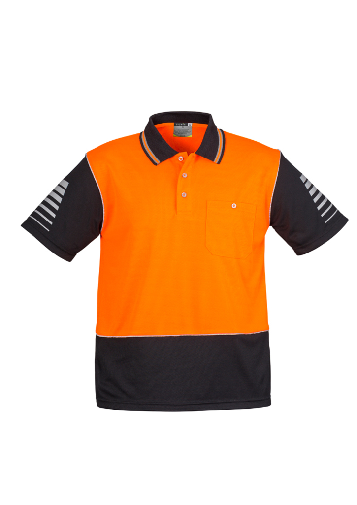 ZONE MENS HI VIS POLO SHIRT