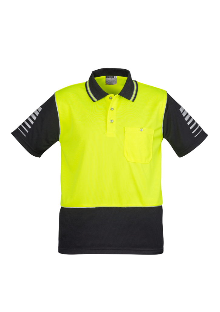 ZONE MENS HI VIS POLO SHIRT