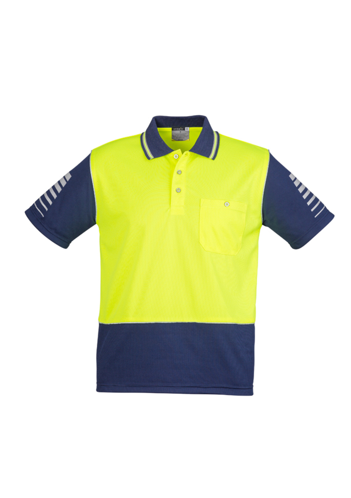 ZONE MENS HI VIS POLO SHIRT