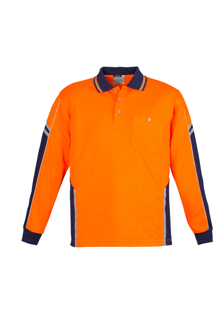 SQUAD L/S HI-VIS POLO SHIRT