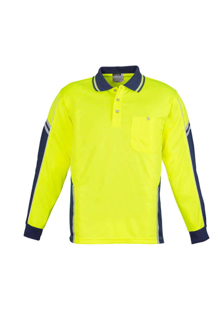 SQUAD L/S HI-VIS POLO SHIRT