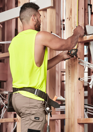 HI VIS SLEEVELESS TEE