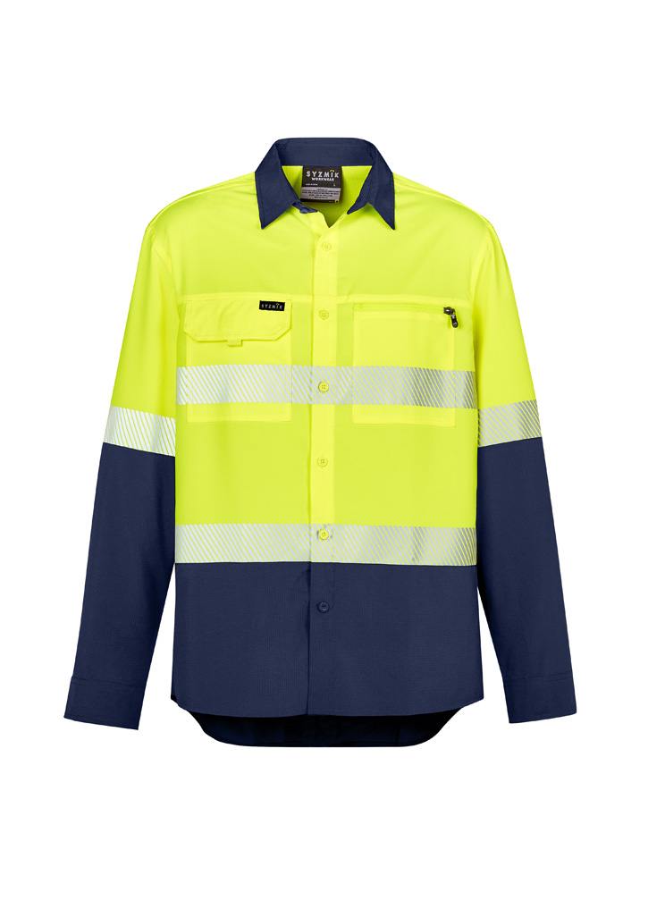 HI VIS OUTDOOR SEGMENTED TAPE L/S SHIRT