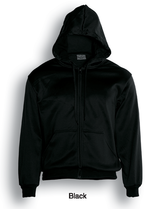 Adults Zip Through Fleece Hoodie