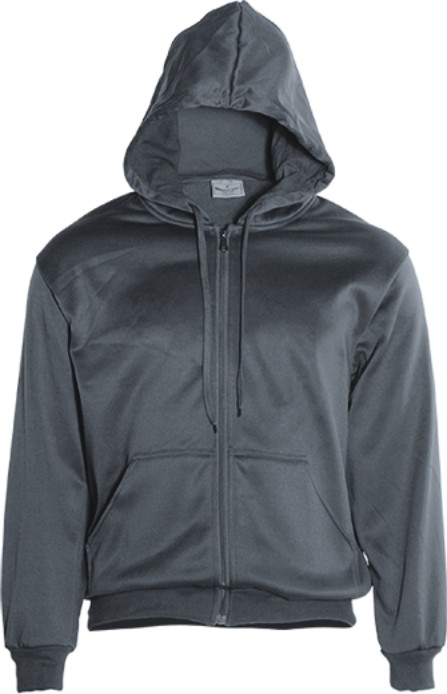 Adults Zip Through Fleece Hoodie