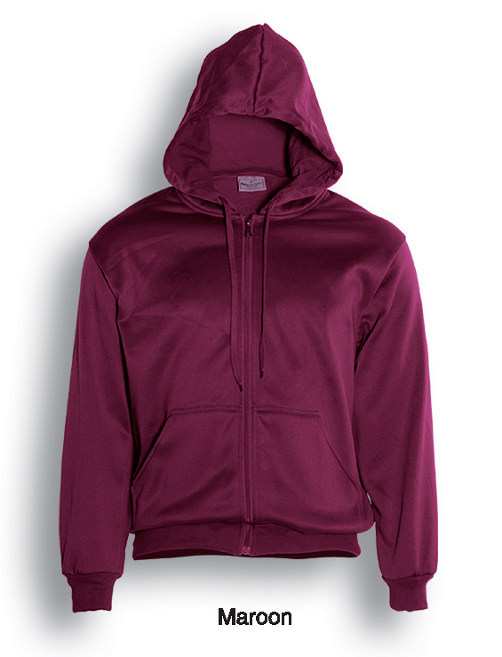 Adults Zip Through Fleece Hoodie