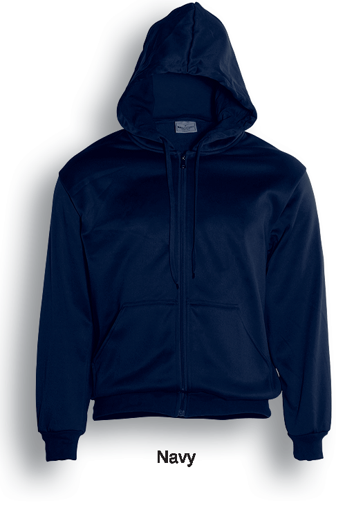 Adults Zip Through Fleece Hoodie