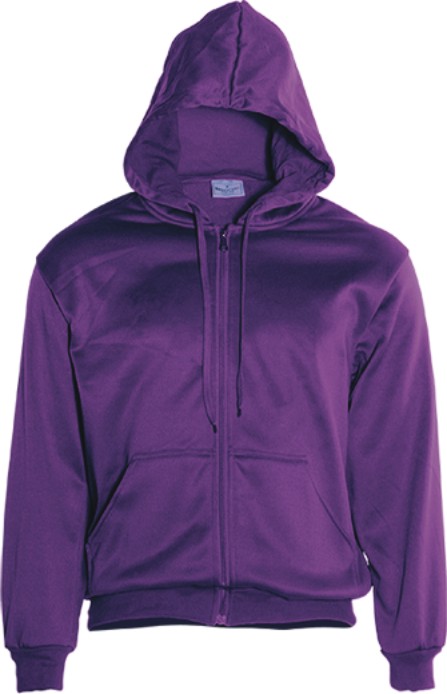 Adults Zip Through Fleece Hoodie