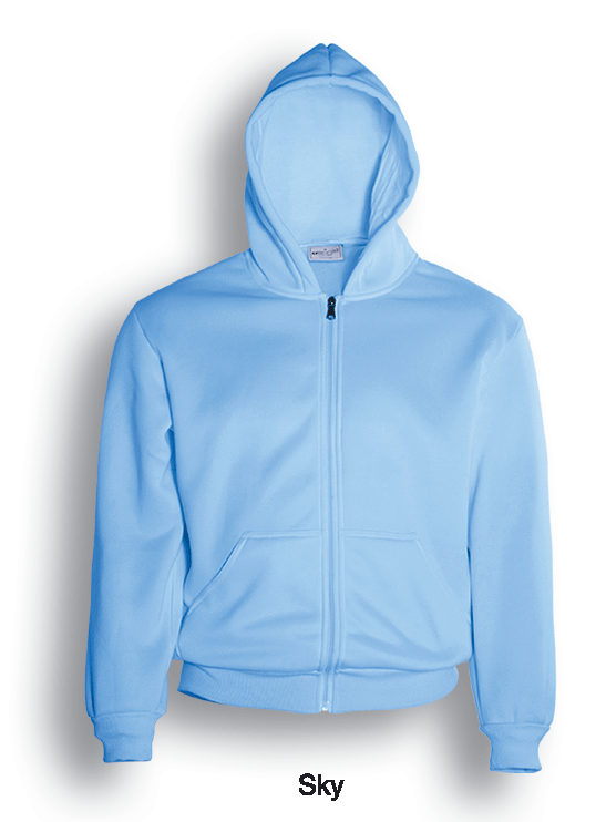 Adults Zip Through Fleece Hoodie