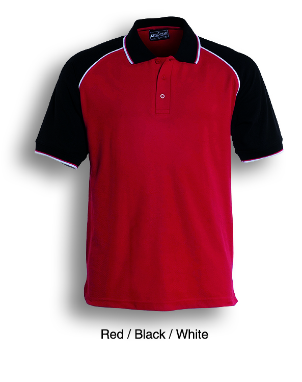 Three Tone Polo Shirt Unisex