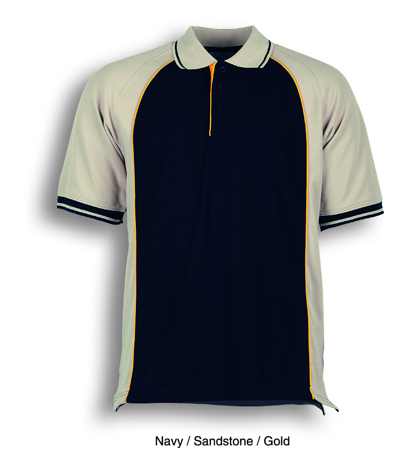 Panel Polo Shirt Mens