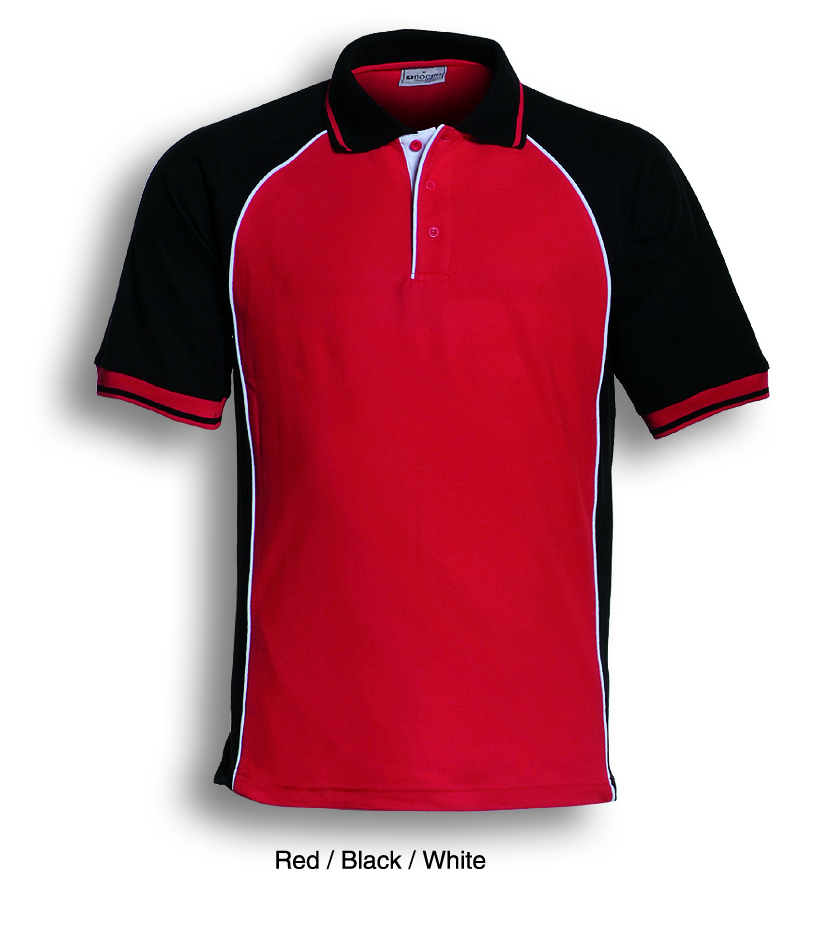 Panel Polo Shirt Mens