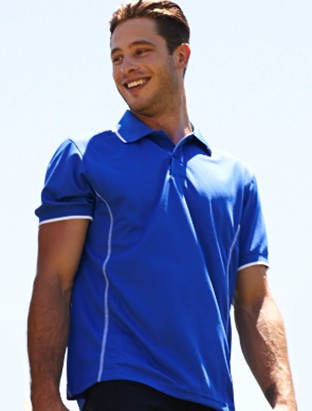 Stitch Feature Essentials Short Sleeve Polo Mens