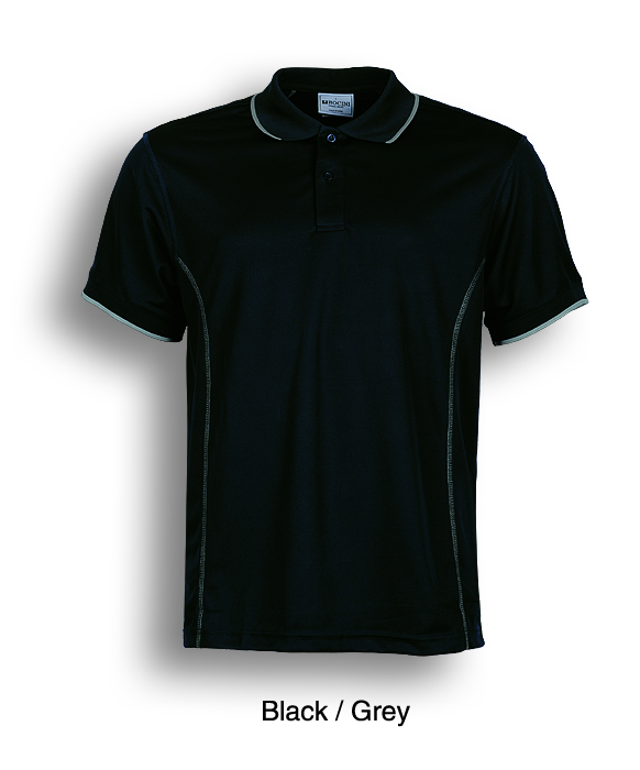 Stitch Feature Essentials Short Sleeve Polo Mens