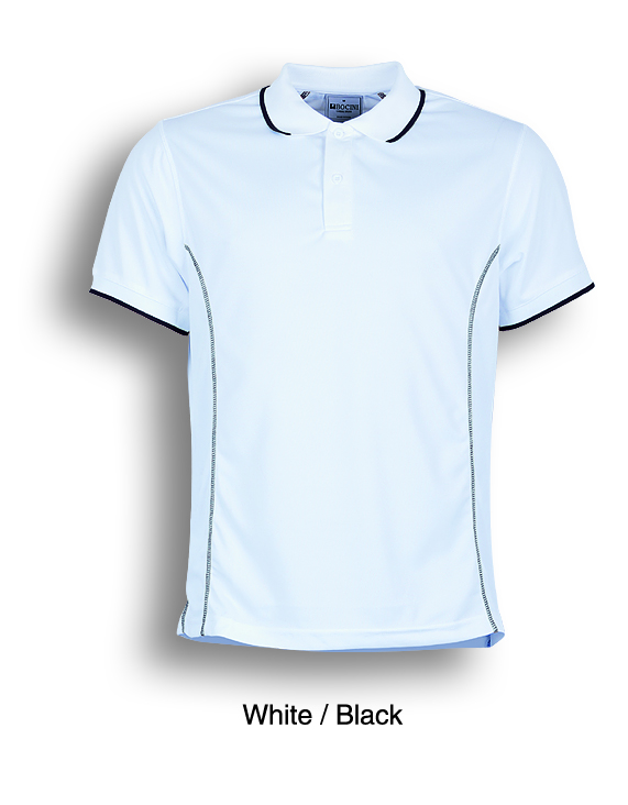 Stitch Feature Essentials Short Sleeve Polo Mens