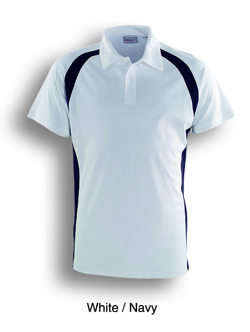 Team Essentials Contrast Panel Polo Mens