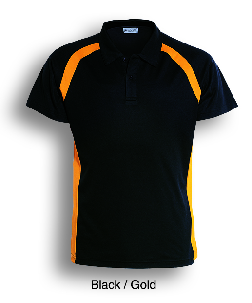 Team Essentials Contrast Panel Polo Ladies