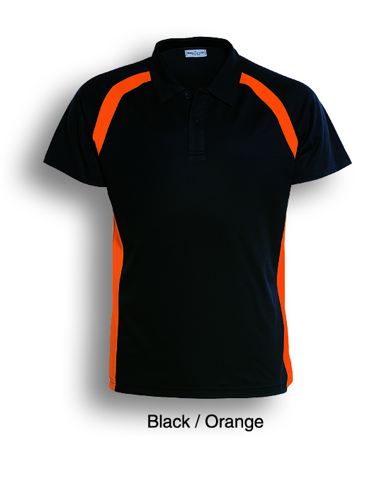 Team Essentials Contrast Panel Polo Ladies