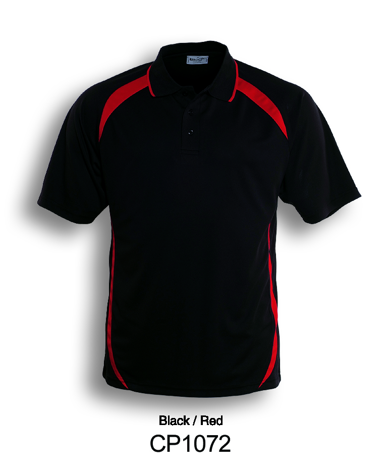 Contrast Contour Polo Shirt Unisex