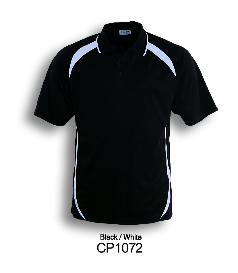 Contrast Contour Polo Shirt Unisex