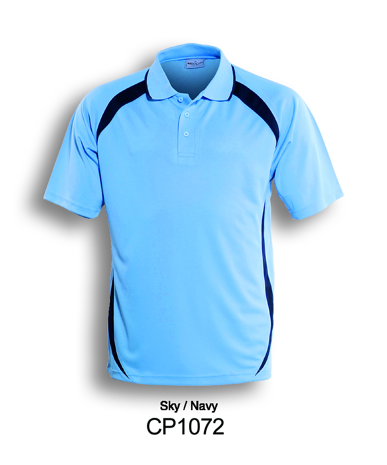 Contrast Contour Polo Shirt Unisex