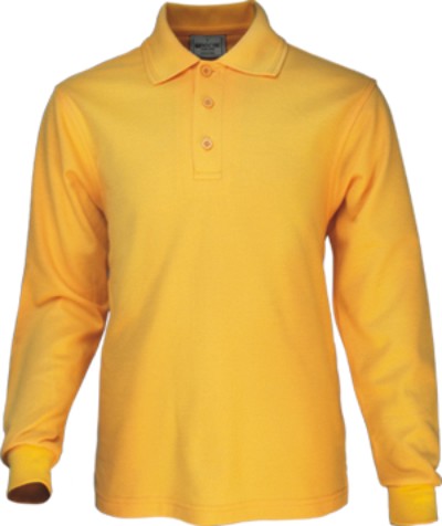 Long Sleeve Basic Polo Mens