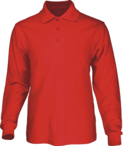 Long Sleeve Basic Polo Mens