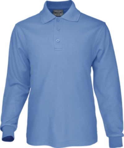 Long Sleeve Basic Polo Mens