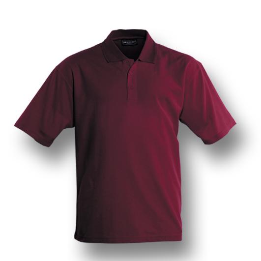 Plain Colour Poly Face Cotton Backing Polo Shirt