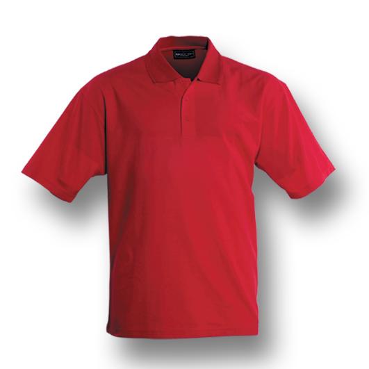 Plain Colour Poly Face Cotton Backing Polo Shirt