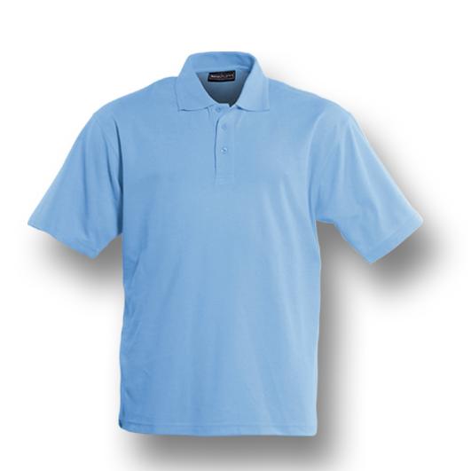 Plain Colour Poly Face Cotton Backing Polo Shirt