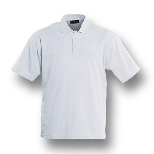 Plain Colour Poly Face Cotton Backing Polo Shirt