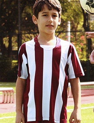 Kids Sublimated Striped Football Jersey