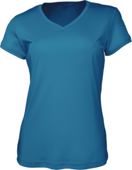 Ladies Brushed V-Neck T-Shirt