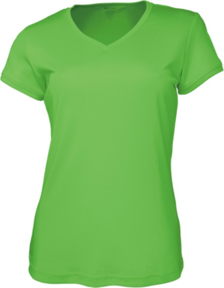 Ladies Brushed V-Neck T-Shirt