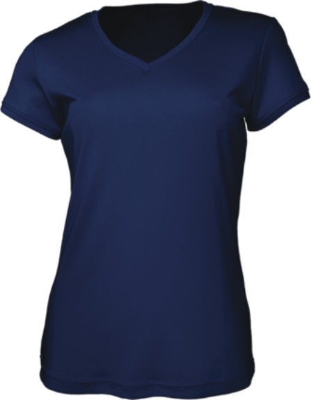 Ladies Brushed V-Neck T-Shirt