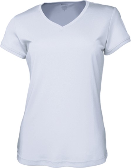 Ladies Brushed V-Neck T-Shirt