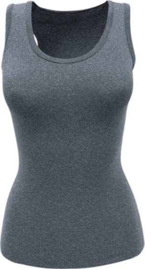 Ladies Singlet With Bra Insert