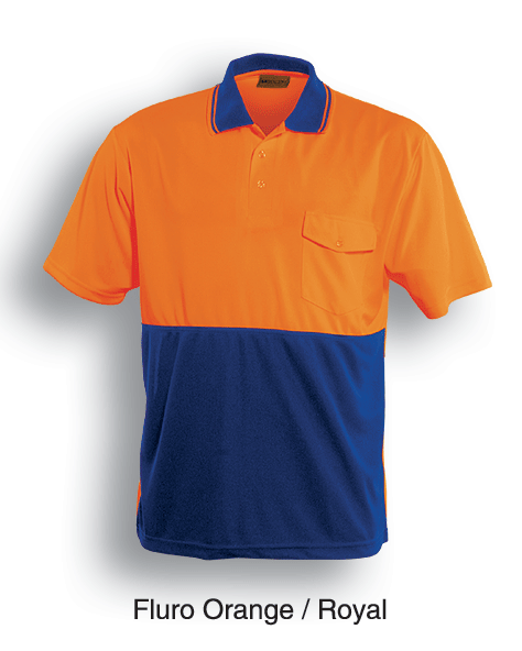 Adults Hi-Vis Safety Polo - Short Sleeve