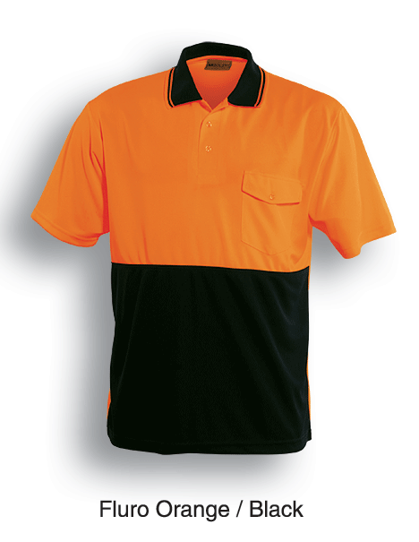 Adults Hi-Vis Safety Polo - Short Sleeve