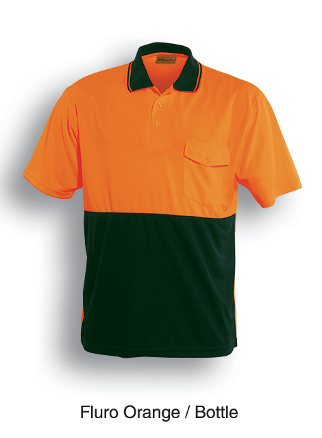 Adults Hi-Vis Safety Polo - Short Sleeve