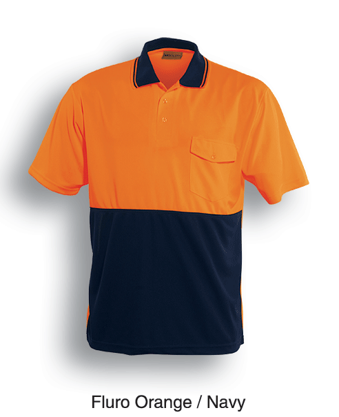 Adults Hi-Vis Safety Polo - Short Sleeve