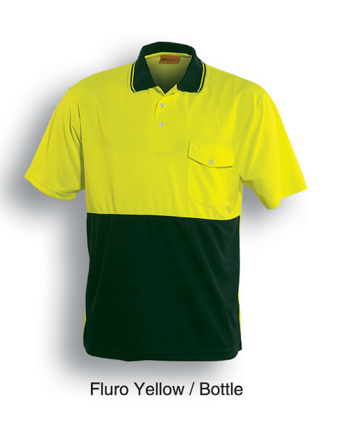 Adults Hi-Vis Safety Polo - Short Sleeve