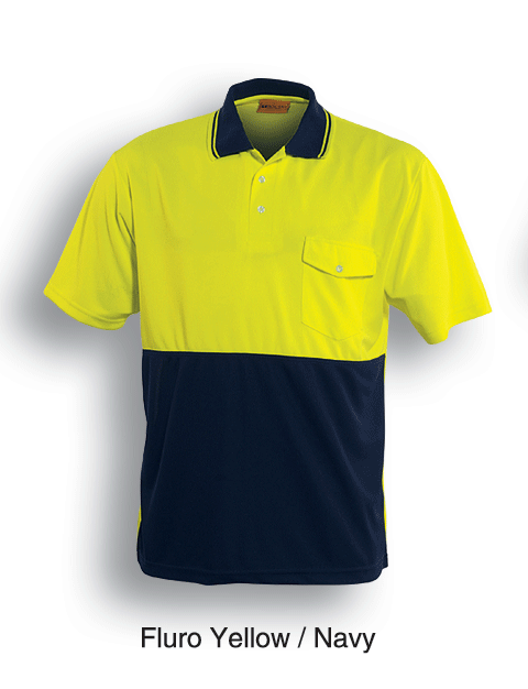 Adults Hi-Vis Safety Polo - Short Sleeve