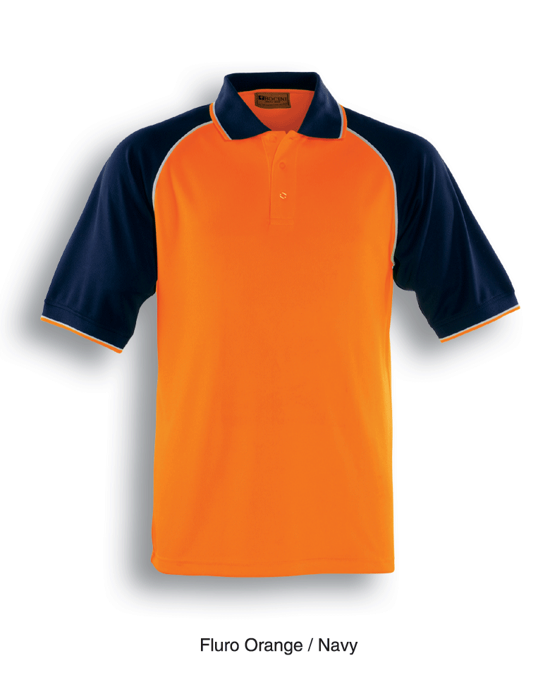 Adults Hi-Vis Raglan Sleeve Polo Shirt