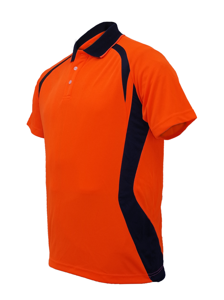 Adults Hi-Vis Panel Polo Shirt