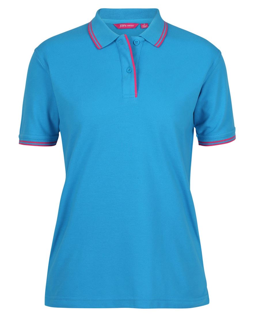 LADIES CONTRAST POLO SHIRT