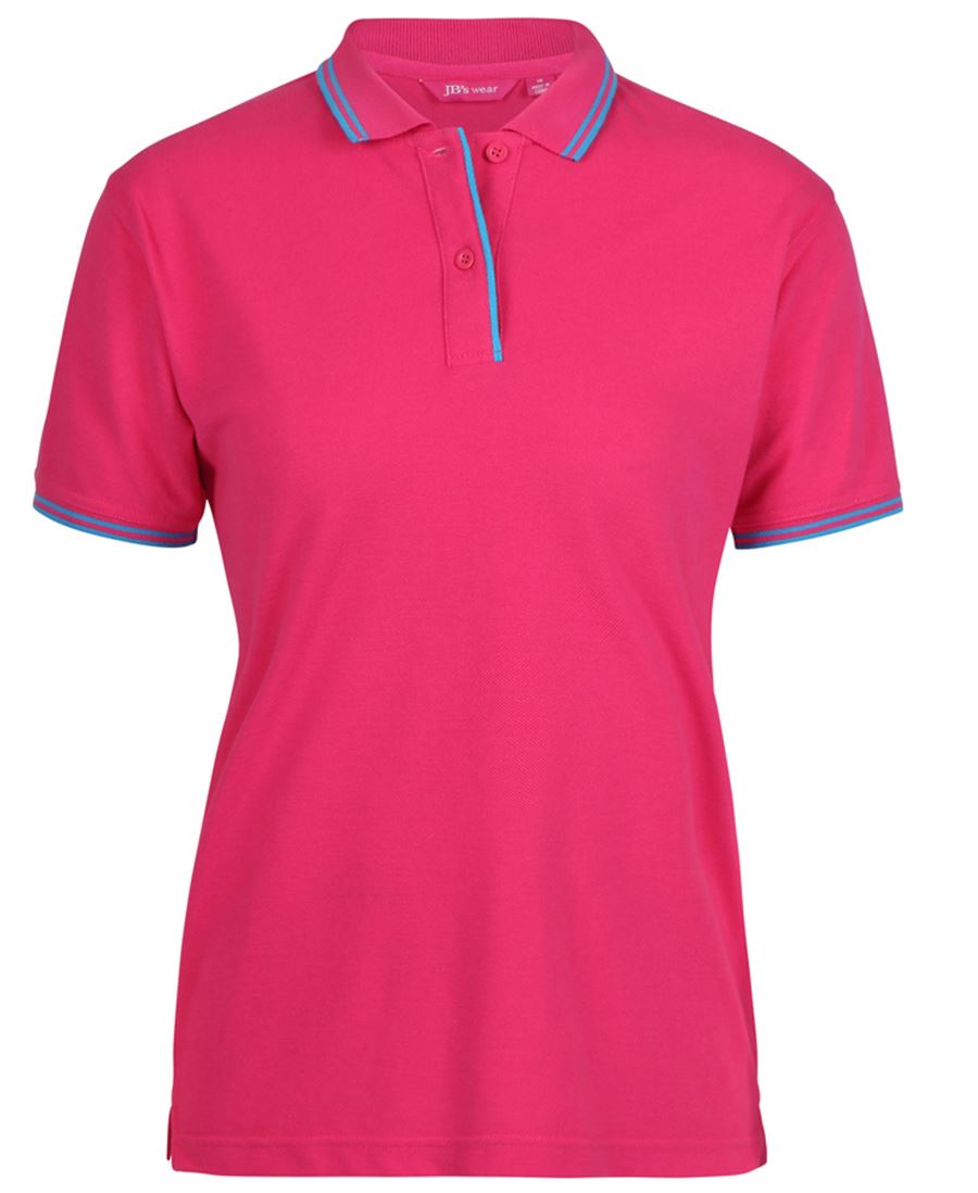 LADIES CONTRAST POLO SHIRT