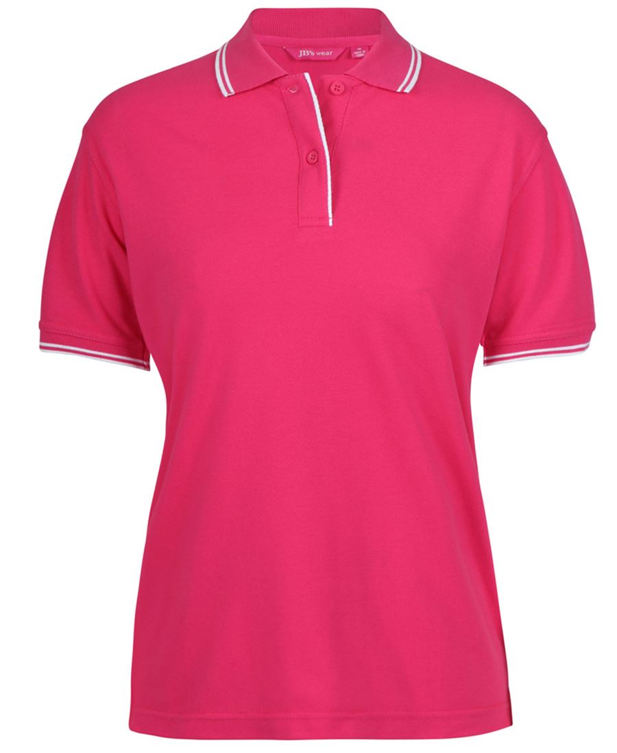 LADIES CONTRAST POLO SHIRT